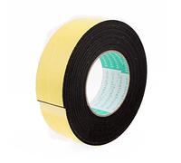 sourcing map Ruban d'étanchéité Joint Mousse Adhésive Bande Simple Face Isolation Pour Fenêtre Porte 45mm Large 3mm Épais 4 Mètre Long