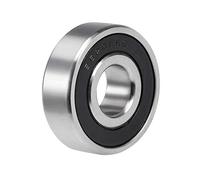 sourcing map S6201-2RS Acier Inox Roulements à billes 12x32x10mm Double Scellé 6201RS