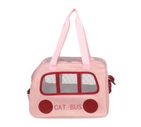 sourcing map Sac à dos de transport pour animal de compagnie, portable et ventilé, tissu Oxford, sac de voyage pour chiens, chats et petits animaux, 43 cm (rose, 1 pièce), conçu pour la randonnée, le