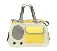 sourcing map Sac à dos de transport pour animal de compagnie, portable, extensible et ventilé, en tissu Oxford pour chats et petits animaux, 45 cm jusqu'à 7,5 kg, (jaune), destiné à la randonnée, au
