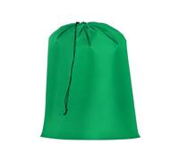 sourcing map Sac à linge avec cordon de fermeture, 68,6 x 55,9 cm, sac à linge sale avec poignée, panier à linge lavable pour voyage, camping et plein air, vert
