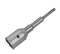 sourcing map Scie à Cloche Béton Trépan Coupe Trou Mur Foret avec Barre Connection pour SDS X4 Perceuse à Percussion Jeu de forets 50mm