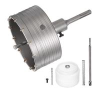 sourcing map Scie-cloche à béton à tige ronde en carbure de tungstène pour béton, ciment, brique, mur de pierre - 120 mm de diamètre