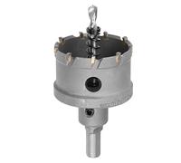 sourcing map Scie Cloche Carbure Trépan Scie à Trou 51mm Diamètre de Coupe pour 5mm Acier Inox Feuille Métal