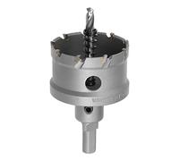 sourcing map Scie Cloche Carbure Trépan Scie à Trou 53mm Diamètre de Coupe pour 5mm Acier Inox Feuille Métal