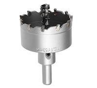 sourcing map Scie Cloche Carbure Trépan Scie à Trou 53mm pour 2mm Acier Inox Feuille Métal