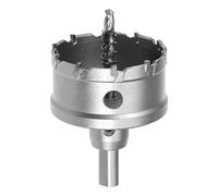 sourcing map Scie Cloche Carbure Trépan Scie à Trou 63mm TCT pour 5mm Acier Inox Feuille Métal