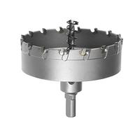 sourcing map Scie Cloche Carbure Trépan Scie à Trou 90mm pour 2mm Acier Inox Feuille Métal