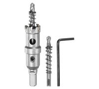 sourcing map Scie cloche en carbure TCT de 20 mm de diamètre pour acier inoxydable, métal, alliage d'aluminium, cuivre, laiton, plastique, avec embout central supplémentaire