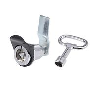 Sourcing map Serrure à came triangulaire avec clés