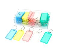 sourcing map Serveur Vendeur Porte-Étiquette Porte-Badge Avec Porte-Clés 25pcs