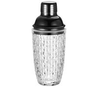 sourcing map Shaker à cocktail en verre de 450 ml avec couvercle anti-fuite