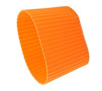 sourcing map Silicone Anti-Slip Glass Bottle Mug Cone Cup Sleeve Couvercle de protection Orange