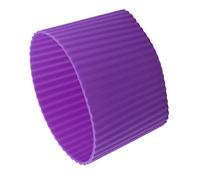 sourcing map Silicone Anti-Slip Glass Bottle Mug Cone Cup Sleeve Couvercle de protection Violet