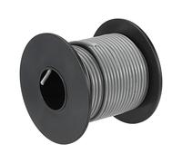 sourcing map Silicone Câble 18AWG 18 Jauge Flexible étamé Cuivre Standard Haute Température Accrochage Câble Gris 15m/49.2ft pour Voiture Modèle Manipulateur Électrique Appareils, Bricolage