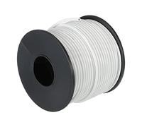 sourcing map Silicone Câble 18AWG Blanc Bobine 30m Électrique étamé Cuivre Standard Haute Température Accrochage Câble pour Voiture Modèle Manipulateur Électrique Appareils, Bricolage