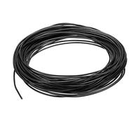 sourcing map Silicone Câble 22AWG 22 Jauge Flexible étamé Cuivre Standard Haute Température Accrochage Câble Noir 30m/98.4ft pour Voiture Modèle Manipulateur Électrique Appareils, Bricolage