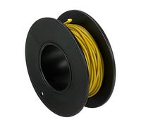 sourcing map Silicone Câble 28AWG 28 Jauge Flexible étamé Cuivre Standard Haute Température Accrochage Câble Jaune 6m/20ft pour Voiture Modèle Manipulateur Électrique Appareilss, Bricolage