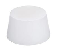 sourcing map Silicone Caoutchouc Conique Bouchon 55mm à 68mm Solide Blanc pour Revêtement par Poudre Peinture Anodisation Placage Sablage Laboratoire Usage