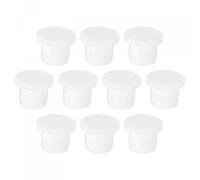 sourcing map Silicone Caoutchouc Trou Bouchon Blanc Doux Flexible Obturateur pour 11-12mm Trou 10 Pièces