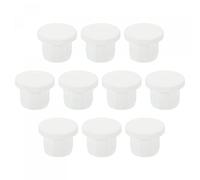 sourcing map Silicone Caoutchouc Trou Bouchon Blanc Souple Flexible Bouchon pour 12-13mm Trou 10Pcs