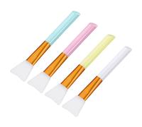 sourcing map Silicone Epoxy Pinceaux Rose/Bleu/Blanc/Jaune Applicateur 4Pcs