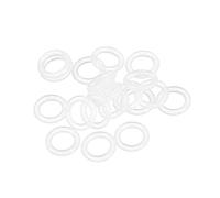 sourcing map Silicone Joint Torique 12mm OD, 8mm ID, 2mm Largeur, VMQ Joints Bagues Étanchéité Blanc Paquet de 20