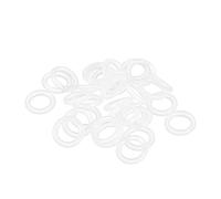 sourcing map Silicone Joint Torique 12mm OD, 8mm ID, 2mm Largeur, VMQ Joints Bagues Étanchéité Blanc Paquet de 30