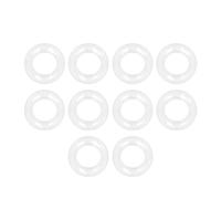 sourcing map Silicone Joint Torique 16mm OD, 10mm ID, 3mm Largeur, VMQ Joints Bagues Étanchéité Blanc Paquet de 10
