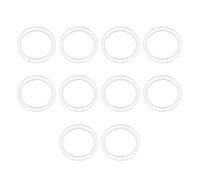 sourcing map Silicone Joint Torique 16mm OD, 12mm ID, 2mm Largeur, VMQ Joints Bagues Étanchéité Blanc Paquet de 10