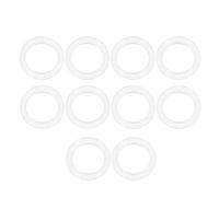 sourcing map Silicone Joint Torique 23mm OD, 17mm ID, 3mm Largeur, VMQ Joints Bagues Étanchéité Blanc Paquet de 10