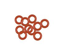 sourcing map Silicone Joint Torique 6.5mm OD 3.5mm ID 1.5mm Largeur VMQ Anneaux étanchéité Joint Rouge Paquet de 10