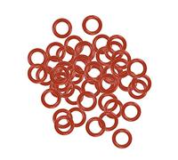 sourcing map Silicone Joint Torique 8mm OD 5mm ID 1.5mm Largeur VMQ Anneaux étanchéité Joint Rouge Paquet de 50