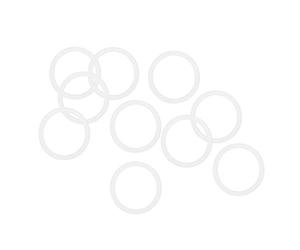 sourcing map Silicone Joints Toriques 20mm OD 16mm ID 2mm Largeur VMQ Joint Étanchéité pour Compresseur Valves Tuyau Réparation Blanc Paquet de 10