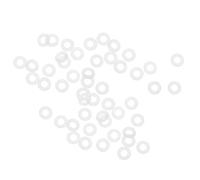 sourcing map Silicone Joints Toriques 6mm OD 3mm ID 1.5mm Largeur VMQ Joint Étanchéité pour Compresseur Valves Tuyau Réparation Blanc Paquet de 50