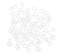 sourcing map Silicone Joints Toriques 9mm OD 6mm ID 1.5mm Largeur VMQ Joint Étanchéité pour Compresseur Valves Tuyau Réparation Blanc Paquet de 100