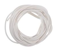 sourcing map Silicone Mousse Joint Bande, 2mm Dia 5 Mètres Longue Éponge Caoutchouc Météo Ronde Caoutchouc Cordon Solide pour DIY Joint, Entrepôt, coussins, Mousse Tube, Artisanat