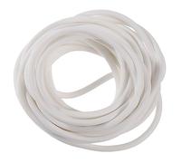 sourcing map Silicone Mousse Joint Bande, 4mm(0.16") Dia 5 Mètres(16.41 Ft) Longue Éponge Caoutchouc Météo Ronde Cordon Solide pour DIY Joint, Entrepôt, coussins, Mousse Tube, Artisanat
