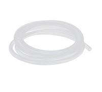 sourcing map Silicone Tube 6mm ID X 9mm OD 2 Mètres Flexible Silicone Caoutchouc Tuyau Eau Air Tuyau Tube Transparent pour Pompe Transfert