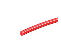 sourcing map Silicone Tuyau 3mm ID x 6mm OD 10pied Flexible Silicone Caoutchouc Tube Air Tuyau Eau Tube pour Pompe Transfert Rouge