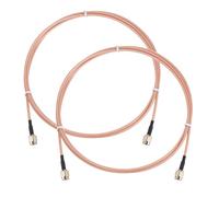 sourcing map SMA Lot de 2 câbles d'extension d'antenne SMA mâle vers trou intérieur mâle RG316 à faible perte pour système réseau 0-6G antenne radio WLAN