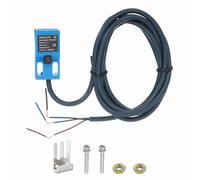 sourcing map SN04-P2 Ensemble de capteurs de proximité inductifs DC 10-30 V 300 mA PNP NC Détecteur de proximité normalement proche 4 mm 3 fils pour automatisation industrielle Bleu