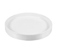sourcing map Soucoupe ronde en céramique pour pot de fleurs - 16,5 cm - Pour intérieur et extérieur - Blanc