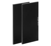 sourcing map Soudage Lentille Abat-Jour 10 Verre 2 Chaque 2" x 4.25" Remplacement Soudage Lentille Verre trempé Verre Noir Assombrissement Filtre Plaques pour Soudage Casque, Noir