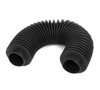 sourcing map Soufflet flexible en caoutchouc pour machine, couvercle de vis à billes, diamètre intérieur de 3 cm, protection d'amortisseur, noir