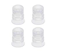 sourcing map Soufflet Ventouse 10mm Diamètre x M5 Joint Silicone Vide Industriel Pneumatique Ventouse 4pcs