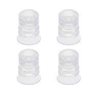 sourcing map Soufflet Ventouse 12mm Diamètre x M5 Joint Silicone Vide Industriel Pneumatique Ventouse 4pcs