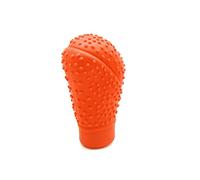 sourcing map Souple en Silicone Orange bouton levier changement vitesse manuel Cover Protecteur pour Auto Voiture