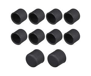 sourcing map Sourcingmap Lot de 10 capuchons de protection en silicone pour port RCA Noir 8 mm
