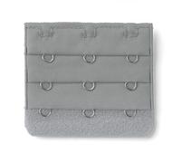 sourcing map Soutien-Gorge Spandex Femme 3 Ligne 3 Crochets Gris Extension